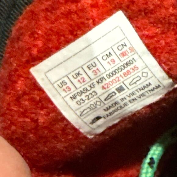 The north face alpen glow snow boots size 13 - Picture 3 of 7